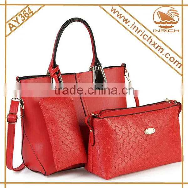 Handbags Women Fashion Bags Ladies Handbag Sets 3PCS in 1 Designer Handbag OEM Bag Factory Made in Quality Choice photo-3