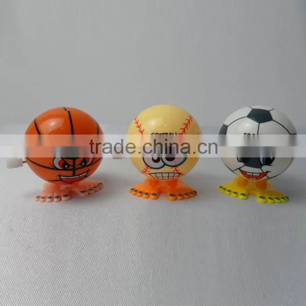 3Pcs Can Customize Wind up Jump Ball Toy