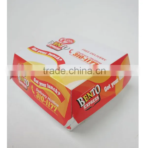 Wax Coated Kraft Paper Fast Food Box,food Paper Box Bulk in Beijing China photo-4