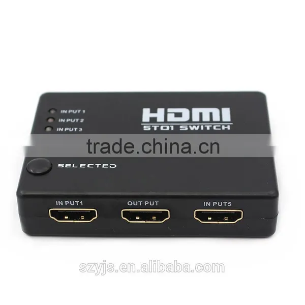 HDMI V1.4 4K 2K and HDMI V1.3 1080P Supported 5X1 Mini HDMI Switch photo-2