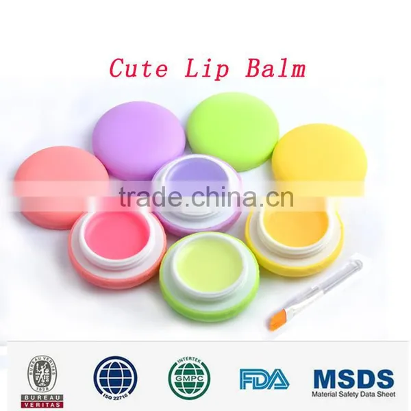 Famous Brand Round Cute Shape Sweet Scented Lip Balm photo-5