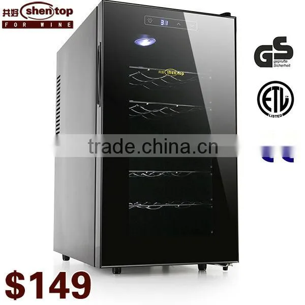 SHENTOP Wine Cooler Wine Refrigerator Wine Cellar 8 Bottels STH-50D Thermoelectric Refrigerator Mini Bar Mini Cooler