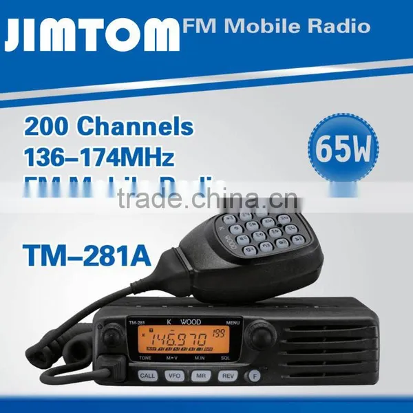NEW BrandWireless Vehicle Radio TM-281A Long Range Mobile Two Way Radio TM-281A photo-2