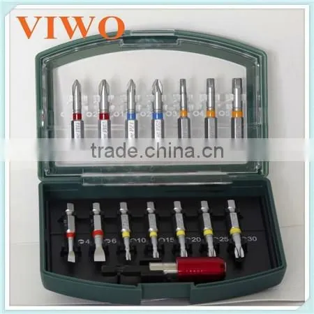 15pcs With Colour Circle and Quick Release s2 Bit Holder Bit Sets photo-2