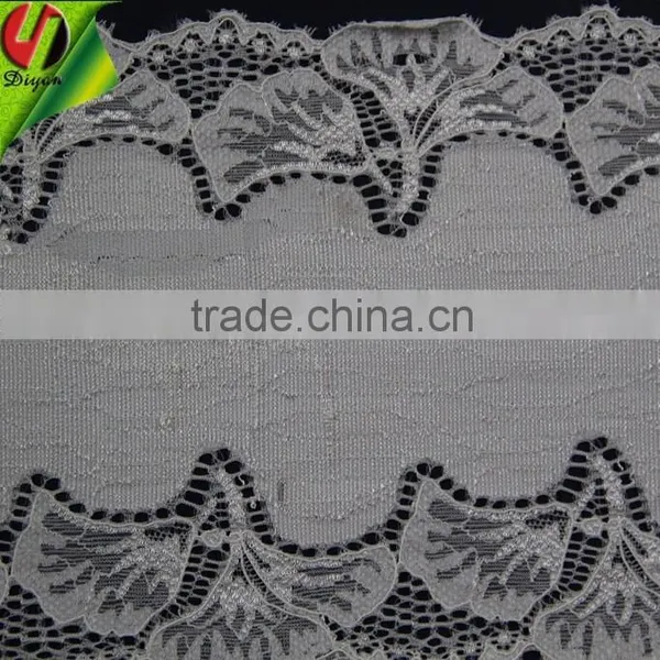 White Stretch Lace for Women Neckline