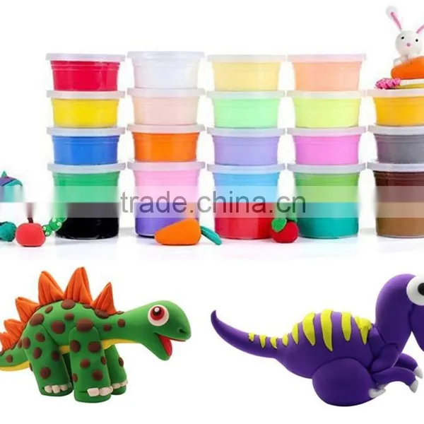 handprint air dry clay modelling dough,super light clay,diy polyresin toy.play diy colorful modeling clay for kids