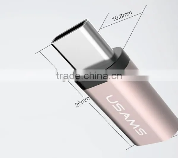 Micro to Type C Adapter USAMS Data Sync Charging USB Type C Male to Micro USB Female Data Adapter Connector photo-6