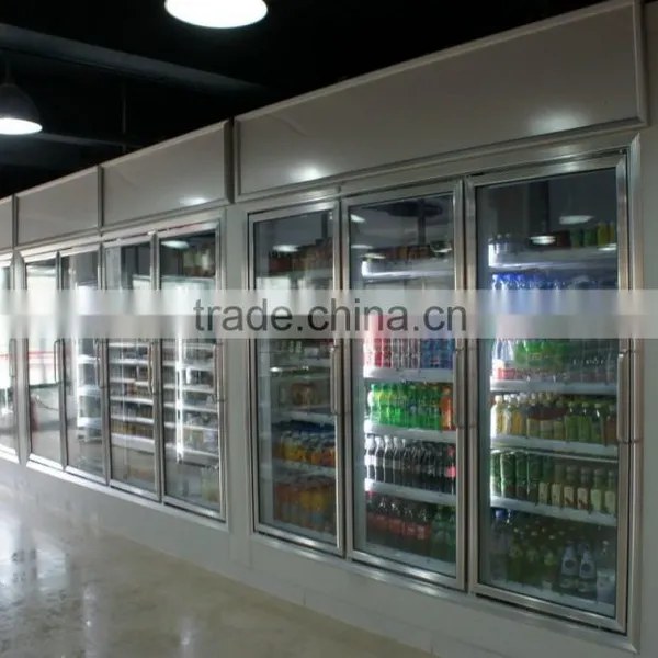 Supermarket Display Cold Storage With Multiple Glass Doors photo-3
