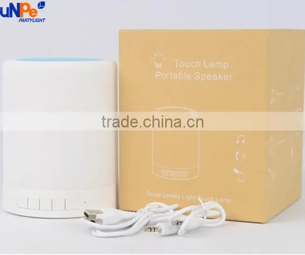 LED Rechargable Camping Lantern With Bluetooth Speaker Color Changing and Touch Sensor Mini Music Lamp photo-6