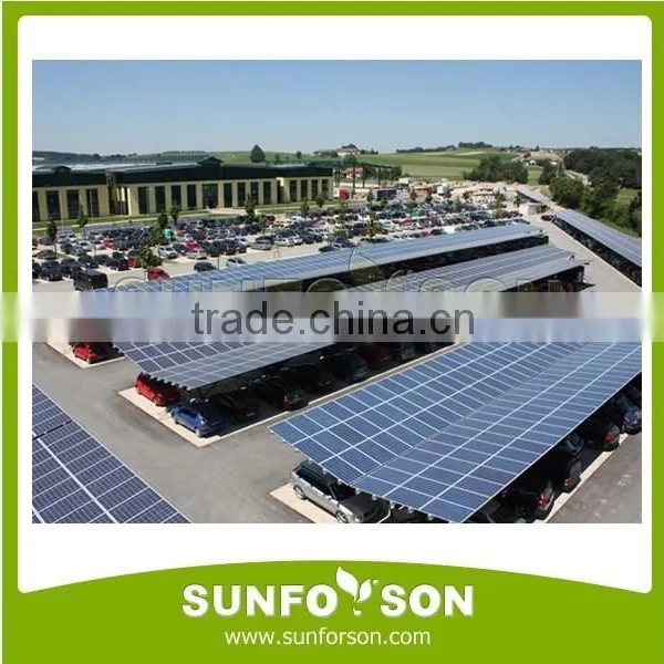 easy to assemble car parking solar structure