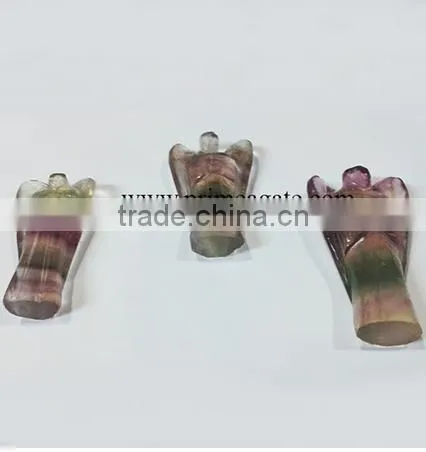 Premium Quality Multi Flourite 2Inch Angles | Wholesale Gemstone Angels - Prime Exports