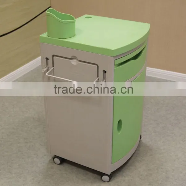 Hospital Plastic Drawer Storage Cabinets With Wheels photo-2