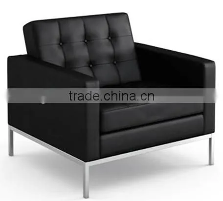 Replica Florence Knoll Modern Design Leather Sofa photo-2