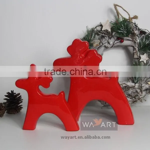 Red and White Christmas Reindeer of Xmas Decoration photo-6