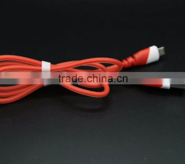 Wholesale Price for Samsung Micro Usb Charging Cable Usb Charger With Led Light, Candy Colors photo-4