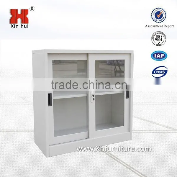 Sliding Glass Door Steel Small Cabinets for Office photo-4