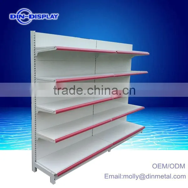 Double-sided Feature Supermarket And Pharmacy Display Rack Shelf photo-2