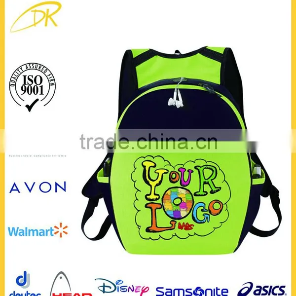 2015 Amazon hot selling customized kids different models school bags