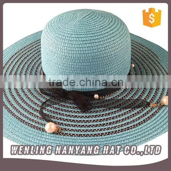 Wholesale Summer Blank Custom Floppy Straw Lady Hat Women Straw Hat for Sale photo-2