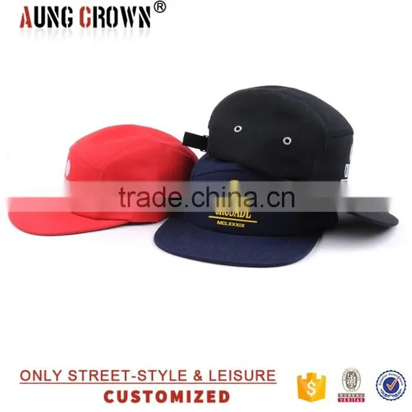 Printed Logo Custom 5 Panels Adjustable Cap photo-4