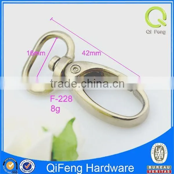 Fashion Style Light Gold Color Metal Snap Hook Of Bag Accessories photo-6