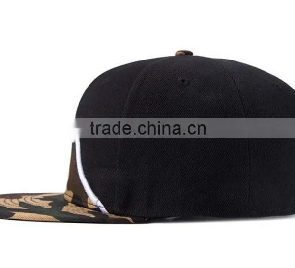 Flat Brim Blank Trucker Cap Fashion Custom Snapback Hat photo-4