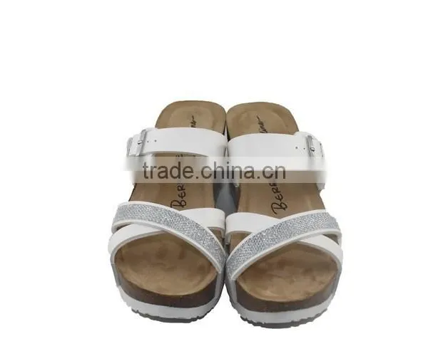 2015 Summer Cork Outsole Platform Ladies Sandal Shoes photo-3