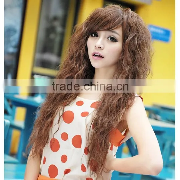 Cheap Synthetic Wig Small Volume Wigs Light Brown Lace Wigs for Women photo-3