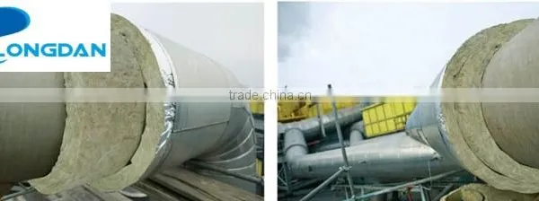 High Quality Cheaper Thermal Insulation Fire-proof Rock Wool Roll Oven With Glass Tissue Cloth photo-6
