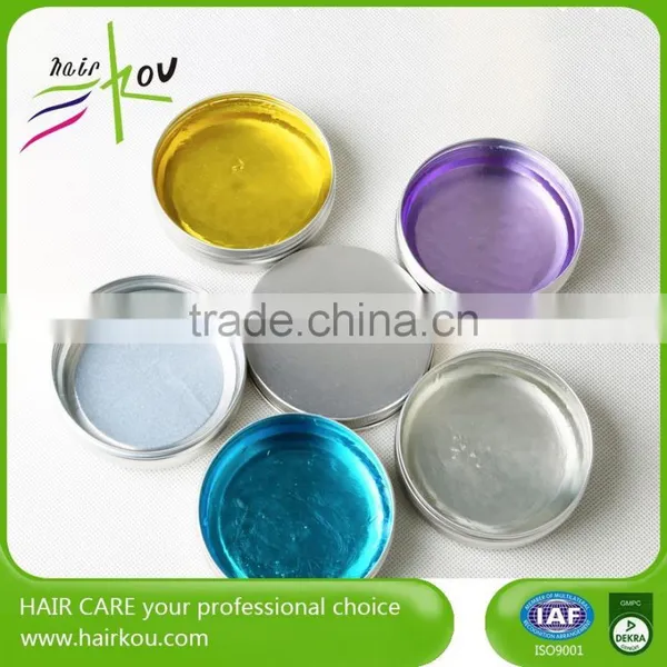 Gloss Finish Firm Hold Styling Mud Edge Controll Pomade Gel Wax for Nature Hair photo-5