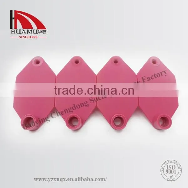 TPU Ear Tag for Sheep in Peach Red 32*32 mm photo-3