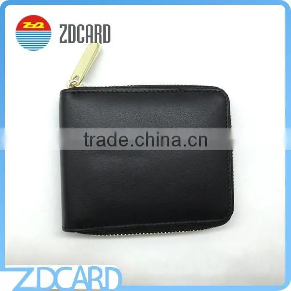 Mini Genuine Leather Rfid Blocking Wallets For Men photo-5