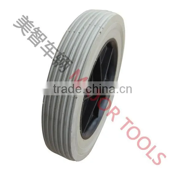 Good Qualtity Kids Wagon Small Rubber Semi-pneumatic Wheels 10X1.75 photo-2