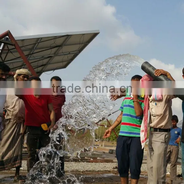 China AC Deep Well Solar Water Pump,solar Powered Pump,solar Energy Submersible Water Pump China photo-2