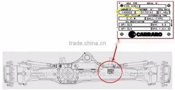 CARRARO SPARE PARTS photo-2