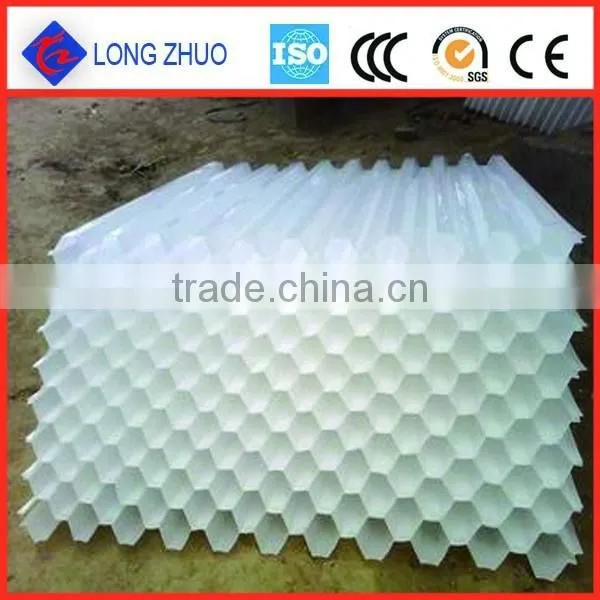 High Quality and Best Economical Cooling Tower Fill Types/PVC Plastic Hexagon Honeycomb Packing photo-4