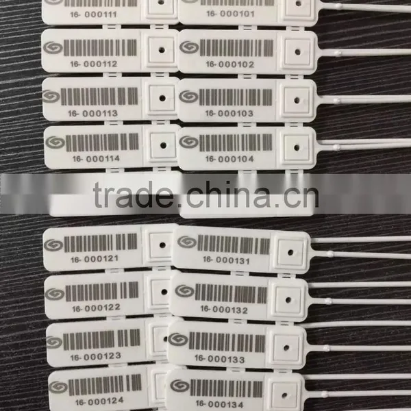 Plastic Cable Seal, Metal Cable Seal, Bank Security Seal, Cable Sealing Grommets, Plastic Bank Security Seal, With Scannable UPC photo-2