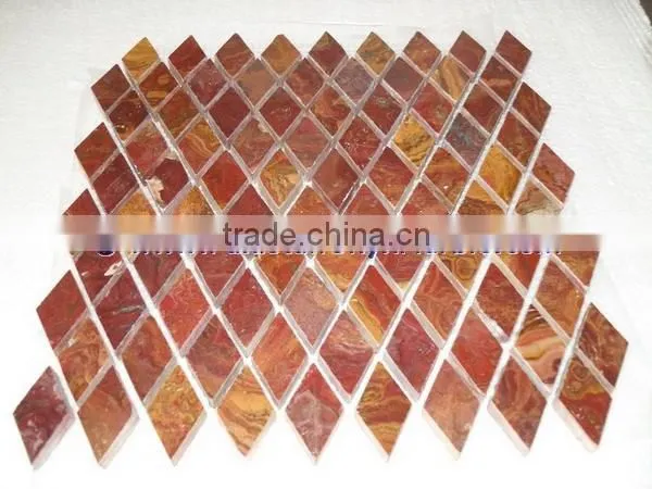 2017 New Arrival MULTI RED ONYX MOSAIC TILES COLLECTIONS photo-4