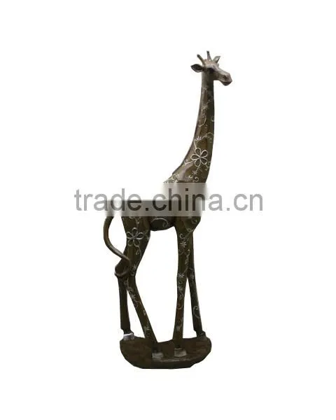Popular Polyresin Items Decorative Giraffe Resin Giraffe Figurine