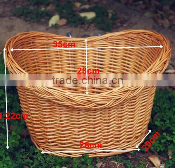 Cheap Wicker Knitting Bulk Bike Basket Wicker photo-4