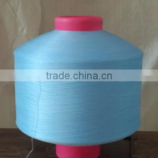 Dope Dyed Color High Elastic Nylon DTY Yarn 40D/24F For Knitting Socks photo-4