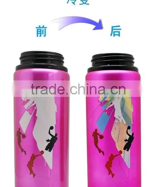 Cold Color Changing Aluminum Sport Bottle photo-4