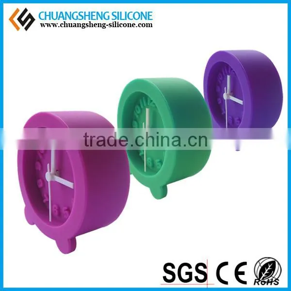 Round Shaped Digital Alarm Clock, Promotional Silicone Clocks, Smart Table Clock photo-6