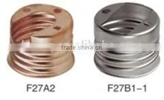 Copper/nickel-plated Copper/brass/aluminum Screwshell E40/e39/e27/e26 Lighting Lampholder Fitting photo-4