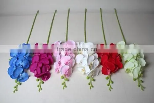 Two Branches Decorative Butterfly Orchid Artificial Butterfly Orchid Flowers Landscaping Flowers photo-6