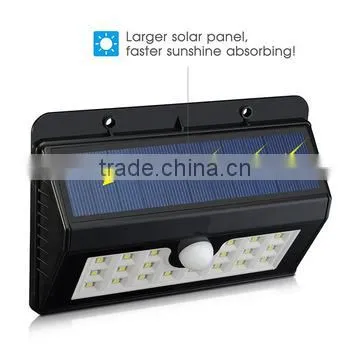 Factory Whosale 20led Solar Light for Outdoor Wall Lighting Can Support Customized photo-3