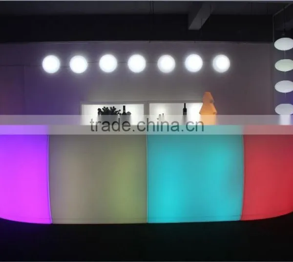 IR Remote Control Modern Party Led Table RGB 16 Colors Changing Led Bar Counter photo-2