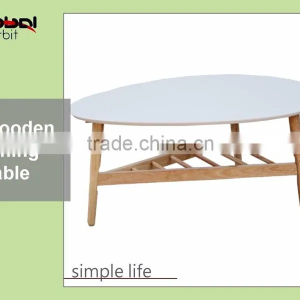 Wood Furniture Space Saver Living Room Wooden Folding Coffee Table photo-3