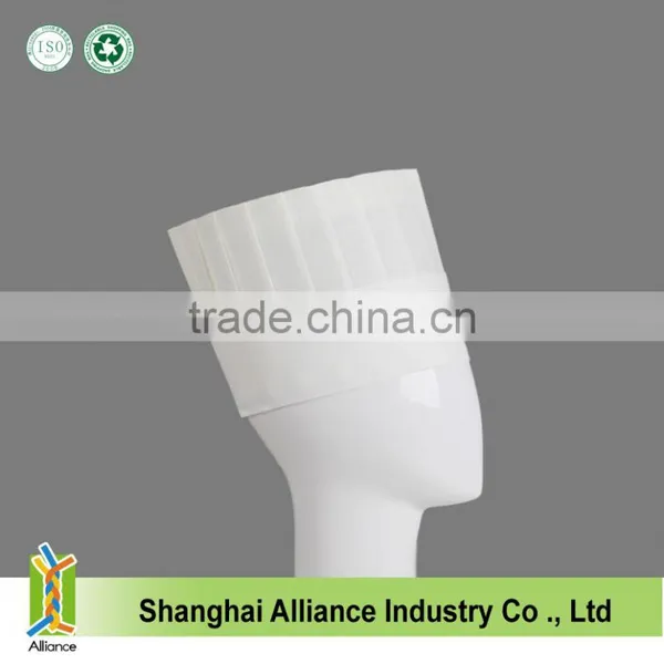 Disposable Nonwoven White Chef Hat With Pinting(Z-CH-007) photo-3