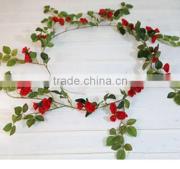 Artificial Small Rose Flower Garland photo-5